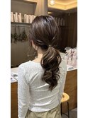 《花屋併設》ローポニーテール