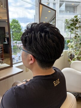 シュヴー 築地(CHEVEUX) 【築地】ビジネスパーマ/メンズ/簡単セット