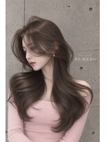レイヤーカット/韓国風ヘア/エクステ/ケアブリーチhair salon NUMERO札幌店【ヌメロ】&nbsp;羽エクステ【レイヤー/羽エクステ/髪質改善/ブリーチ】