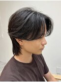 センターパートウルフ×ニュアンスパーマ【八王子】