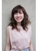 優しい無造作ウェーブ