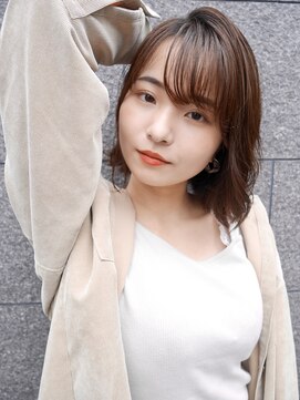 シュシュ(shushu) くびれショートボブ 【有海一生】髪質改善 カット