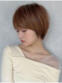 30代40代50代◎大人ナチュラルレイヤーショートボブ 表参道