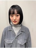 Blue Blackなミニボブ◎