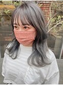 外国人風カラーdeアイスシルバー【藤枝/髪質改善】