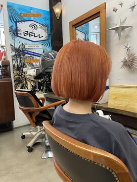 ベル(BELL) cuteなオレンジヘア【BELL用賀/桜新町】