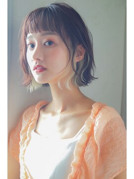 ルシードスタイルソレイユ(LUCIDO STYLE SOLEIL) インナーカラーが可愛い♪小顔ナチュラルボブ☆