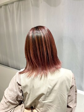 ムク(MUK) モーブピンクバレイヤージュ