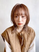 アイティーバイアルバム 松戸店(IT by ALBUM)&nbsp;フェイスラインレイヤー_斜めバンググレージュカラー_89202