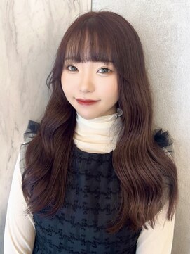 ルームバイシー 新宿(Loom. by Sea) 韓国風ヘア×ココアブラウン【新宿/韓国ヘア】