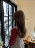 美艶髪質改善カラー/赤みを抑えたベージュ