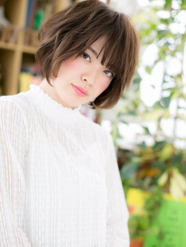 カバーヘア ブリス 大宮西口(COVER HAIR bliss) アシンメトリー斜めバングシースルー大人ボブc5大宮20代30代40代