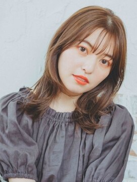 ポイントファイブバイソレイユ 藤沢店(.5 by SOLEIL) ナチュラルセミロングスタイル