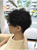 【クリームパーマ】でする2way波巻きパーマ