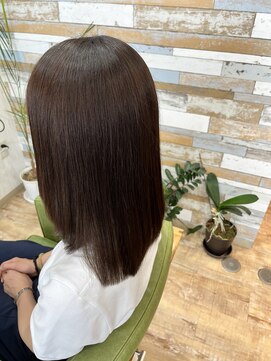 ハウオリ ヘアーワークス(Hauoli hair works) 柔らか滑らかツヤツヤでまとまる縮毛矯正
