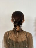 ガーリーゆるふわツインテール 結婚式 二次会 お呼ばれ イベント