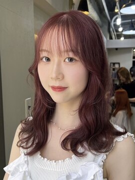 ロア 福岡天神本店(LORE) ダブルカラーベージュカラーケアブリーチカラーハイトーンカラー