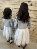 ご姉妹仲良くリンクコーデ＆リンクヘア