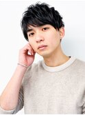 20代30代40代刈り上げマッシュショート黒髪爽やか