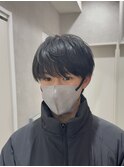 シースルーラウンドマッシュ/韓国マッシュ/ニュアンスパーマ