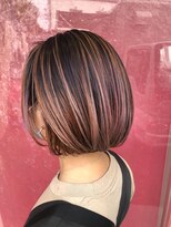 マスカリ(muscali)&nbsp;【原田】バレイヤージュ　ピンクボブ