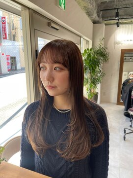 アドア 横浜(ADORE) 【ADORE横浜】ロングレイヤースタイル×柔らかベージュ