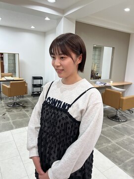 シンス(Since) 切りっぱなしミニボブヘア  里見美穂