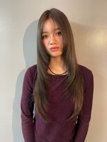 コードプラスリム(CODE+LIM)&nbsp;オリーブカラー/ロングレイヤー/ヘーゼルカラー