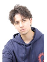 アーリー(Ali'i)&nbsp;ソフトツイストパーマアップバングセンターパート韓国マッシュ