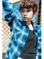 マイ ヘア デザイン 岡崎(MY hair design)&nbsp;大人可愛い愛されハンサムショート＊マロンベージュ