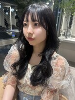 マインバイアフロートギンザ(MYNE by AFLOAT GINZA)&nbsp;顔周りカット/ブルーブラック/透明感カラー