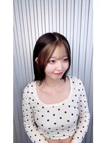 イートンクロップ オオツキ(Eton Crop Otsuki)&nbsp;フェイスフレーミング×外はねバブ