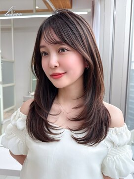 アフロート エル 大阪(AFLOAT L) 20代に人気！顔周りの後れ毛がかわいいザクザクレイヤー