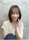 ニュアンスウルフ×ワンホンレイヤー×オリーブグレー[横浜駅]