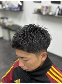 スパイキーパーマ