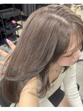 アイシー 表参道(ICY) ブリーチなしダブルカラーでヘーゼルベージュorブラウン♪