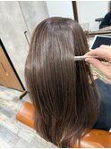 柔らかく仕上がる髪質改善ストレート