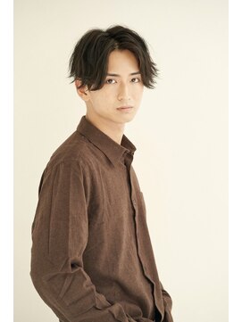 アッシュ 祐天寺店(Ash) センターパート×ニュアンスパーマ【祐天寺】