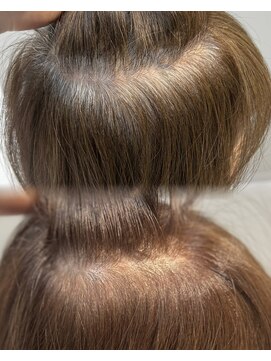 ウチコ 平尾店(u.chi.ko_si) 白髪ぼかしビフォーアフター