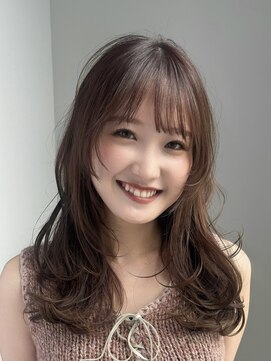 インセプション 銀座(INCEPTION) ミディアム・ロング/絶壁解消/前髪あり/20代/30代/面長