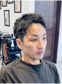 【40代 男性】ロンドンパーマツーブロック（大宮/バーバー）