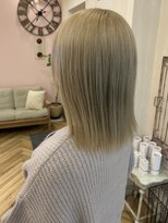 シュガー ヘアアンドネイル 仙台(SUGAR) 【ブリーチあり】ホワイトグレージュ♪