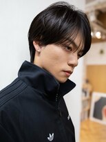 メンズヘア ガーデン 銀座(Men's hair GARDEN)&nbsp;リバースセンターパートマッシュ　銀座メンズカット