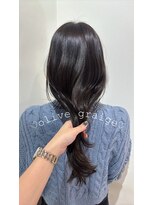 オーガスト ヘア ネイル(AUGUST hair nail) オリーブグレージュ/ブリーチなし/横浜/透明感カラー
