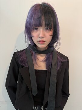 サロウィン 鹿児島天文館店(SALOWIN) ラベンダー/レイヤーカット