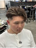 海外風ブラウンベースハイライトかきあげスタイル【TAIKl】