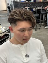 ハイセンス セカンド(HISENSE second)&nbsp;海外風ブラウンベースハイライトかきあげスタイル【TAIKl】