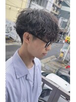 become men's hair 名駅EAST【10月3日 NEW OPEN(予定)】&nbsp;刈り上げメンズマッシュ×波巻きツイストスパイラルパーマ
