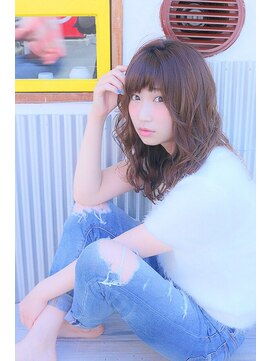 リピース(Re.peace) 【repeace】セミロング×アッシュベージュ