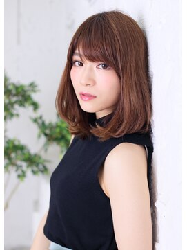 ヘアーズベリー 八戸ノ里店(hairs BERRY) 上品さたっぷりの大人ミディアムスタイル